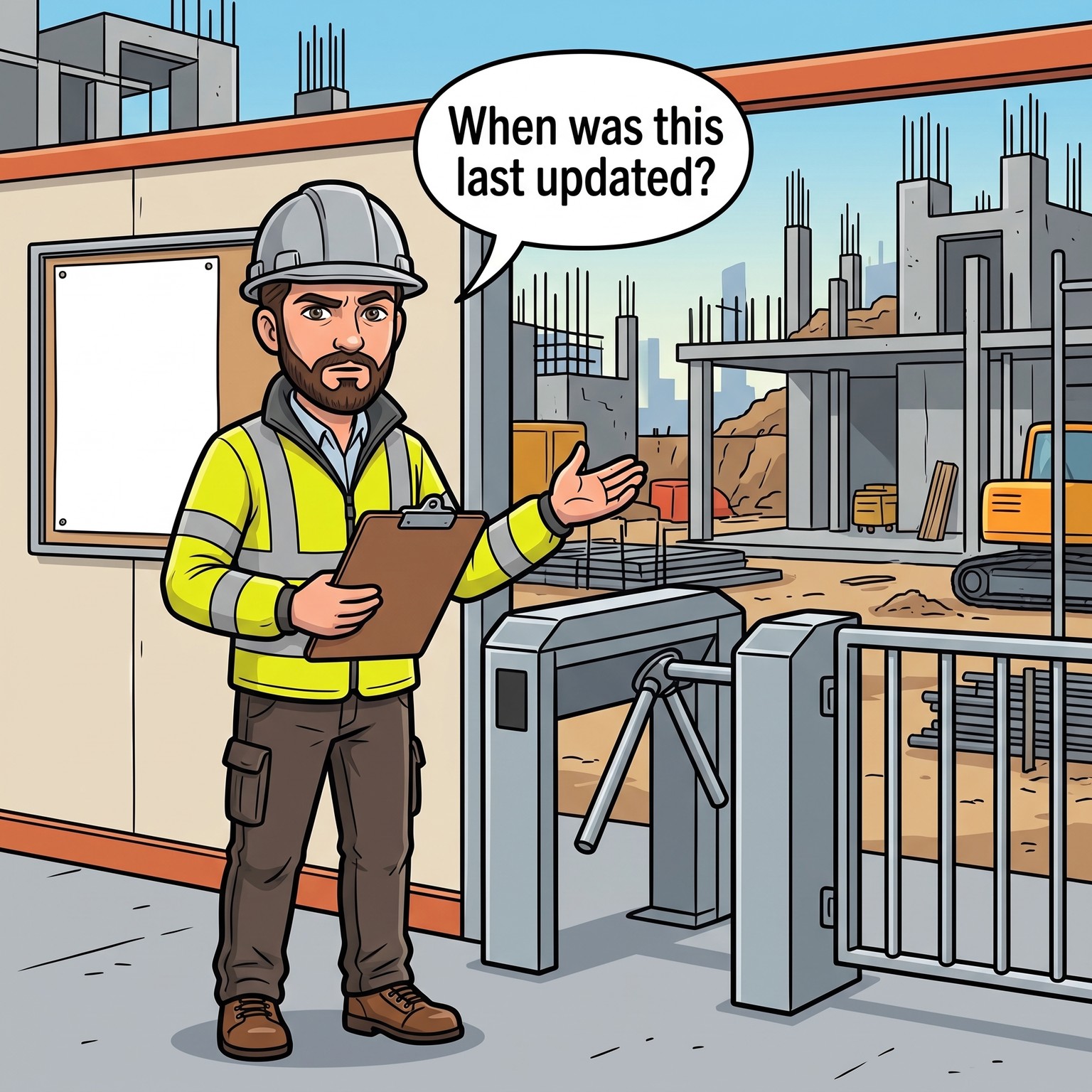 "He has worked for us for years" is not a site induction