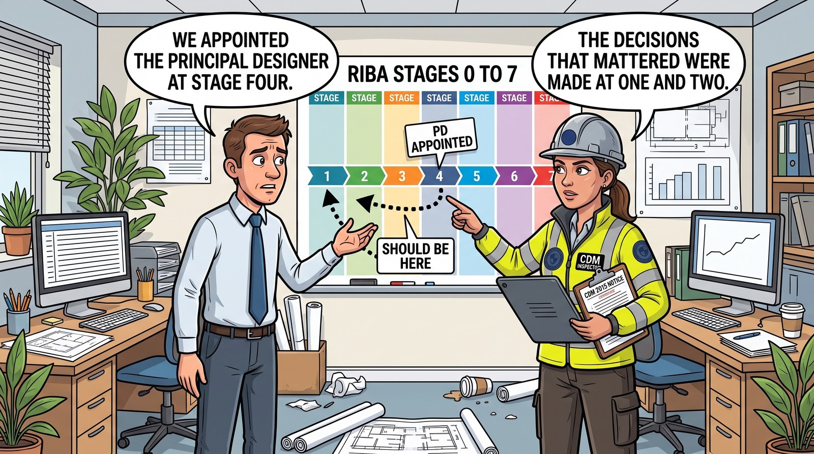 When should you appoint a principal designer under CDM 2015?