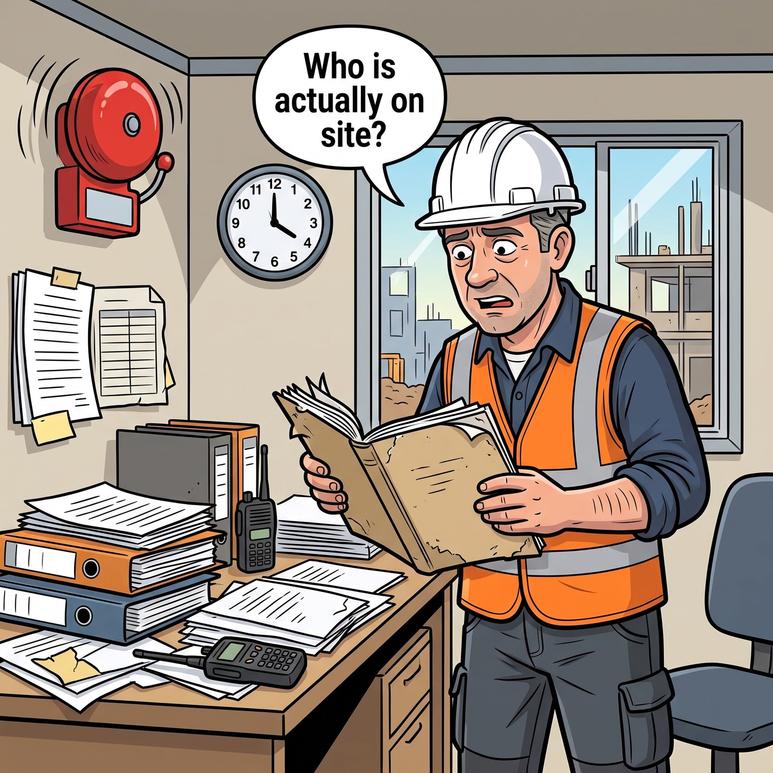 Can you name everyone on your site right now?