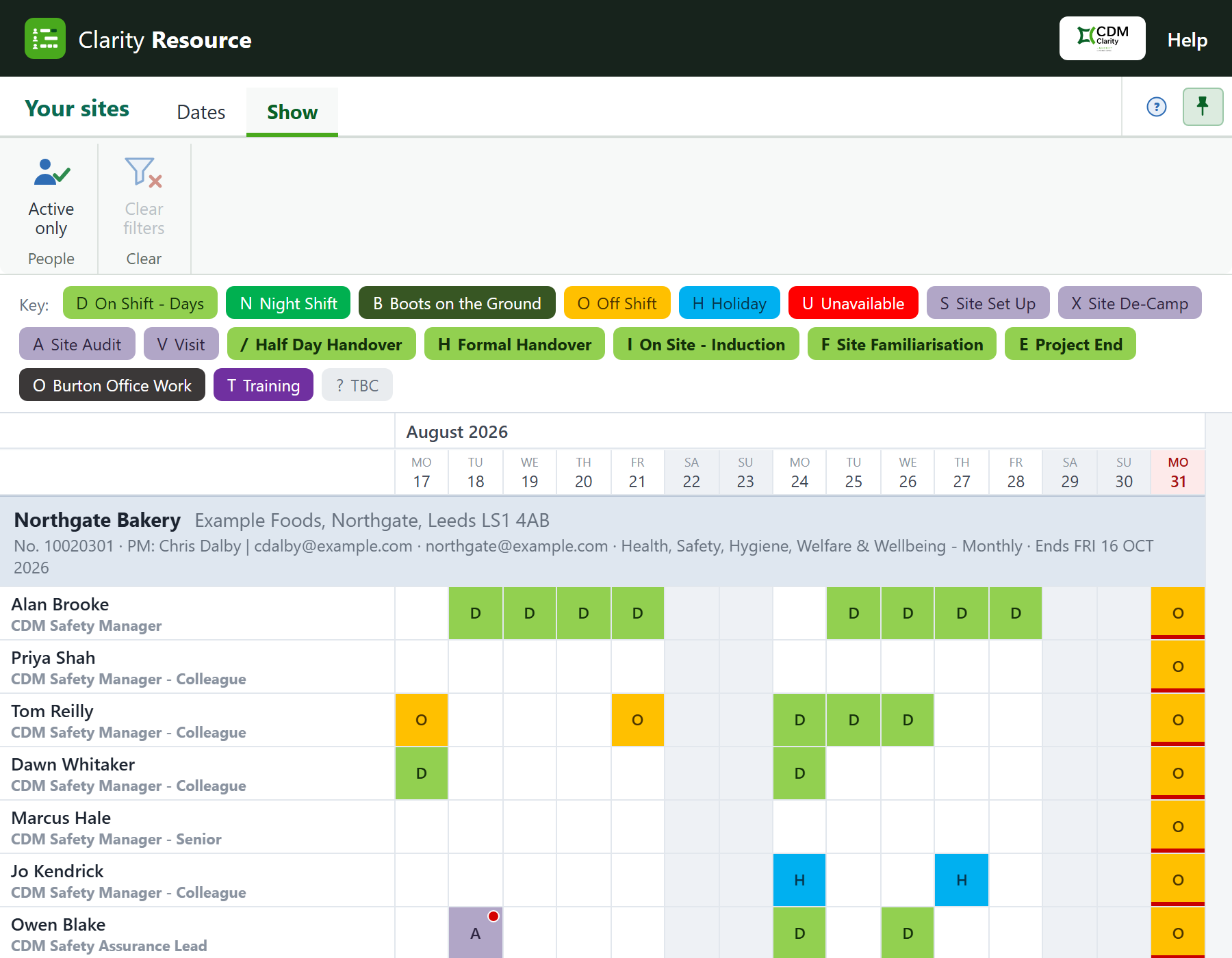 A personal link on a phone: only that person's sites
